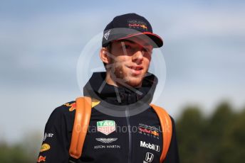 World © Octane Photographic Ltd. Formula 1 – Spanish GP. Paddock. Aston Martin Red Bull Racing RB15 – Pierre Gasly. Circuit de Barcelona Catalunya, Spain. Saturday 11thth May 2019.