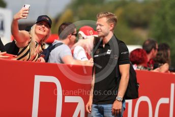 World © Octane Photographic Ltd. Formula 1 – Spanish GP. Paddock. Rich Energy Haas F1 Team VF19 – Kevin Magnussen. Circuit de Barcelona Catalunya, Spain. Saturday 11thth May 2019.