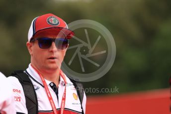 World © Octane Photographic Ltd. Formula 1 – Spanish GP. Paddock. Alfa Romeo Racing C38 – Kimi Raikkonen. Circuit de Barcelona Catalunya, Spain. Saturday 11thth May 2019.