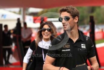 World © Octane Photographic Ltd. Formula 1 – Spanish GP. Paddock. Rich Energy Haas F1 Team VF19 – Romain Grosjean. Circuit de Barcelona Catalunya, Spain. Saturday 11thth May 2019.