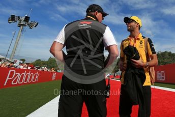 World © Octane Photographic Ltd. Formula 1 – Spanish GP. Paddock. Renault Sport F1 Team RS19 – Daniel Ricciardo. Circuit de Barcelona Catalunya, Spain. Saturday 11thth May 2019.