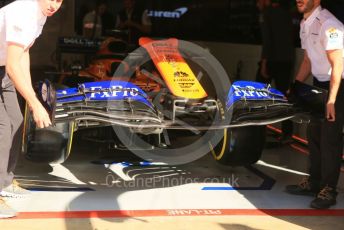 World © Octane Photographic Ltd. Formula 1 – Spanish GP. Paddock. McLaren MCL34. Circuit de Barcelona Catalunya, Spain. Saturday 11thth May 2019.