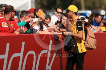 World © Octane Photographic Ltd. Formula 1 – Spanish GP. Paddock. Renault Sport F1 Team RS19 – Daniel Ricciardo. Circuit de Barcelona Catalunya, Spain. Sunday 12th May 2019.