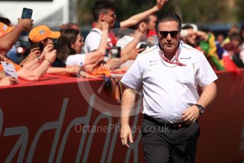 World © Octane Photographic Ltd. Formula 1 - Spanish GP. Paddock. Zak Brown - Executive Director of McLaren Technology Group.  Circuit de Barcelona Catalunya, Spain. Sunday 12th May 2019.