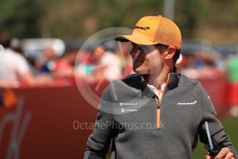 World © Octane Photographic Ltd. Formula 1 – Spanish GP. Paddock. McLaren MCL34 – Lando Norris. Circuit de Barcelona Catalunya, Spain. Sunday 12th May 2019.