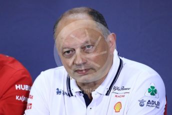 World © Octane Photographic Ltd. Formula 1 – Spanish GP. FIA Team Press Conference. Frederic Vasseur – Team Principal and CEO of Sauber Motorsport AG. Circuit de Barcelona Catalunya, Spain. Friday 10th May 2019.