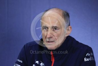 World © Octane Photographic Ltd. Formula 1 – Spanish GP. FIA Team Press Conference. Franz Tost – Team Principal of Scuderia Toro Rosso. Circuit de Barcelona Catalunya, Spain. Friday 10th May 2019.