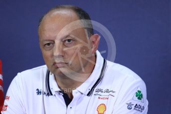 World © Octane Photographic Ltd. Formula 1 – Spanish GP. FIA Team Press Conference. Frederic Vasseur – Team Principal and CEO of Sauber Motorsport AG. Circuit de Barcelona Catalunya, Spain. Friday 10th May 2019.