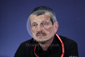 World © Octane Photographic Ltd. Formula 1 – Spanish GP. FIA Team Press Conference. Guenther Steiner - Team Principal of Rich Energy Haas F1 Team. Circuit de Barcelona Catalunya, Spain. Friday 10th May 2019.