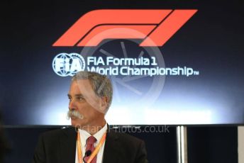World © Octane Photographic Ltd. Formula 1 - 2021 Regulations Press Conference. Chase Carey - Chief Executive Officer of the Formula One Group. Circuit of the Americas (COTA), Austin, Texas, USA. Thursday 31st October 2019.
