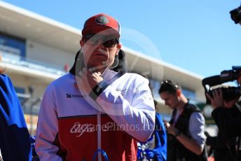 World © Octane Photographic Ltd. Formula 1 – United States GP - Drivers’ Parade. Alfa Romeo Racing C38 – Antonio Giovinazzi. Circuit of the Americas (COTA), Austin, Texas, USA. Sunday 3rd November 2019.