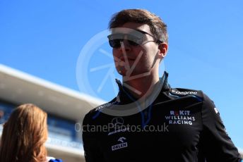 World © Octane Photographic Ltd. Formula 1 – United States GP - Drivers’ Parade. ROKiT Williams Racing FW 42 – George Russell. Circuit of the Americas (COTA), Austin, Texas, USA. Sunday 3rd November 2019.