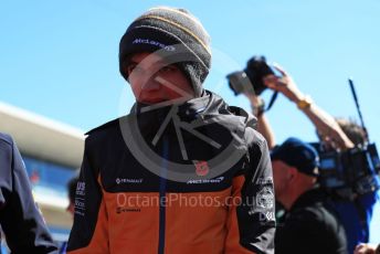 World © Octane Photographic Ltd. Formula 1 – United States GP - Drivers’ Parade. McLaren MCL34 – Lando Norris. Circuit of the Americas (COTA), Austin, Texas, USA. Sunday 3rd November 2019.