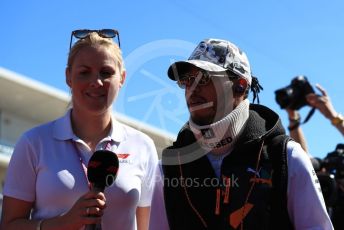 World © Octane Photographic Ltd. Formula 1 – United States GP - Drivers’ Parade. Mercedes AMG Petronas Motorsport AMG F1 W10 EQ Power+ - Lewis Hamilton. Circuit of the Americas (COTA), Austin, Texas, USA. Sunday 3rd November 2019.
