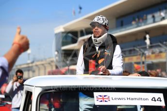 World © Octane Photographic Ltd. Formula 1 – United States GP - Drivers’ Parade. Mercedes AMG Petronas Motorsport AMG F1 W10 EQ Power+ - Lewis Hamilton. Circuit of the Americas (COTA), Austin, Texas, USA. Sunday 3rd November 2019.