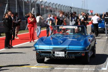 World © Octane Photographic Ltd. Formula 1 – United States GP - Drivers’ Parade. Scuderia Ferrari SF90 – Sebastian Vettel. Circuit of the Americas (COTA), Austin, Texas, USA. Sunday 3rd November 2019.