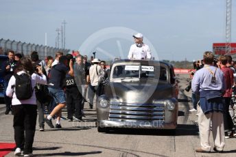 World © Octane Photographic Ltd. Formula 1 – United States GP - Drivers’ Parade. Mercedes AMG Petronas Motorsport AMG F1 W10 EQ Power+ - Valtteri Bottas. Circuit of the Americas (COTA), Austin, Texas, USA. Sunday 3rd November 2019.