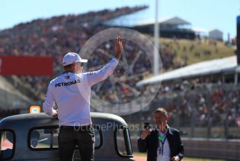 World © Octane Photographic Ltd. Formula 1 – United States GP - Drivers’ Parade. Mercedes AMG Petronas Motorsport AMG F1 W10 EQ Power+ - Valtteri Bottas. Circuit of the Americas (COTA), Austin, Texas, USA. Sunday 3rd November 2019.