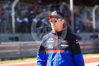 World © Octane Photographic Ltd. Formula 1 – United States GP - Drivers’ Parade. Scuderia Toro Rosso STR14 – Daniil Kvyat. Circuit of the Americas (COTA), Austin, Texas, USA. Sunday 3rd November 2019.