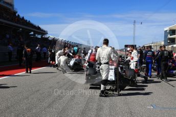 World © Octane Photographic Ltd. Formula 1 – United States GP - Grid. Alfa Romeo Racing C38 – Antonio Giovinazzi. Circuit of the Americas (COTA), Austin, Texas, USA. Sunday 3rd November 2019.