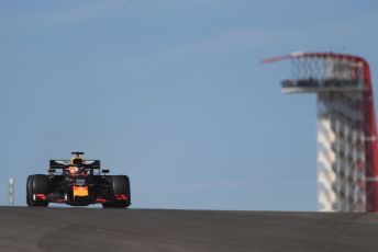 World © Octane Photographic Ltd. Formula 1 – United States GP - Practice 1. Aston Martin Red Bull Racing RB15 – Max Verstappen. Circuit of the Americas (COTA), Austin, Texas, USA. Friday 1st November 2019.