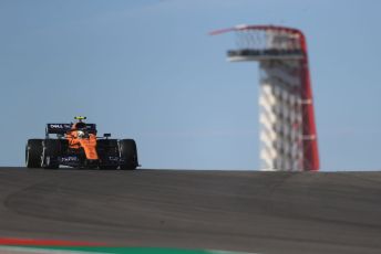 World © Octane Photographic Ltd. Formula 1 – United States GP - Practice 1. McLaren MCL34 – Lando Norris. Circuit of the Americas (COTA), Austin, Texas, USA. Friday 1st November 2019.