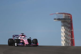 World © Octane Photographic Ltd. Formula 1 – United States GP - Practice 1. SportPesa Racing Point RP19 - Sergio Perez. Circuit of the Americas (COTA), Austin, Texas, USA. Friday 1st November 2019.