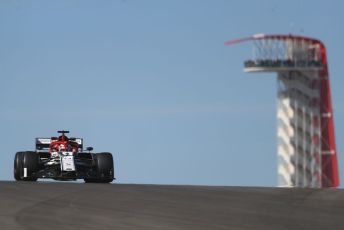 World © Octane Photographic Ltd. Formula 1 – United States GP - Practice 1. Alfa Romeo Racing C38 – Kimi Raikkonen. Circuit of the Americas (COTA), Austin, Texas, USA. Friday 1st November 2019.