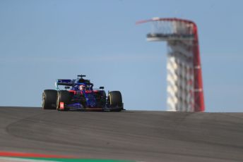World © Octane Photographic Ltd. Formula 1 – United States GP - Practice 1. Scuderia Toro Rosso STR14 – Daniil Kvyat. Circuit of the Americas (COTA), Austin, Texas, USA. Friday 1st November 2019.
