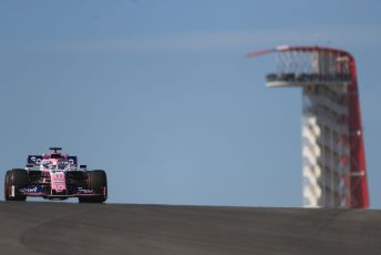 World © Octane Photographic Ltd. Formula 1 – United States GP - Practice 1. SportPesa Racing Point RP19 - Sergio Perez. Circuit of the Americas (COTA), Austin, Texas, USA. Friday 1st November 2019.