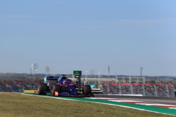 World © Octane Photographic Ltd. Formula 1 – United States GP - Practice 1. Scuderia Toro Rosso STR14 – Daniil Kvyat. Circuit of the Americas (COTA), Austin, Texas, USA. Friday 1st November 2019.