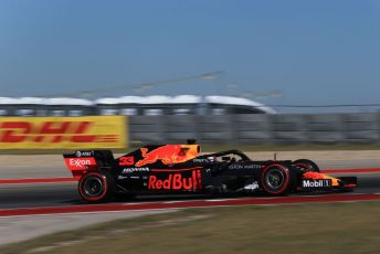 World © Octane Photographic Ltd. Formula 1 – United States GP - Practice 1. Aston Martin Red Bull Racing RB15 – Max Verstappen. Circuit of the Americas (COTA), Austin, Texas, USA. Friday 1st November 2019.