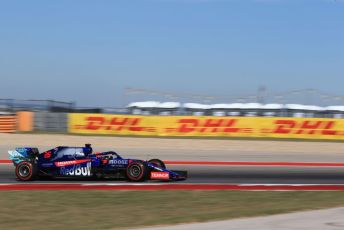 World © Octane Photographic Ltd. Formula 1 – United States GP - Practice 1. Scuderia Toro Rosso STR14 – Daniil Kvyat. Circuit of the Americas (COTA), Austin, Texas, USA. Friday 1st November 2019.