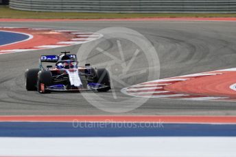 World © Octane Photographic Ltd. Formula 1 – United States GP - Practice 2. Scuderia Toro Rosso STR14 – Daniil Kvyat. Circuit of the Americas (COTA), Austin, Texas, USA. Friday 1st November 2019.