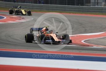 World © Octane Photographic Ltd. Formula 1 – United States GP - Practice 2. McLaren MCL34 – Lando Norris. Circuit of the Americas (COTA), Austin, Texas, USA. Friday 1st November 2019.