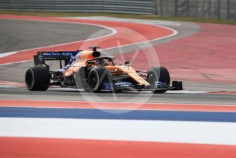 World © Octane Photographic Ltd. Formula 1 – United States GP - Practice 2. McLaren MCL34 – Carlos Sainz. Circuit of the Americas (COTA), Austin, Texas, USA. Friday 1st November 2019.