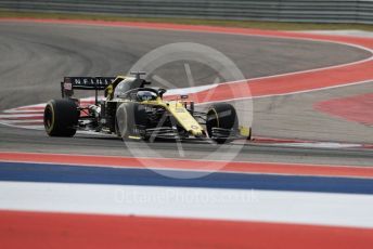 World © Octane Photographic Ltd. Formula 1 – United States GP - Practice 2. Renault Sport F1 Team RS19 – Daniel Ricciardo. Circuit of the Americas (COTA), Austin, Texas, USA. Friday 1st November 2019.