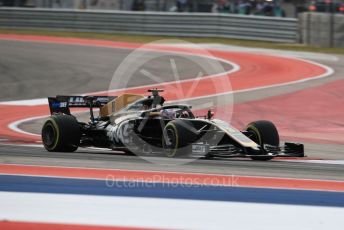 World © Octane Photographic Ltd. Formula 1 – United States GP - Practice 2. Haas F1 Team VF19 – Romain Grosjean. Circuit of the Americas (COTA), Austin, Texas, USA. Friday 1st November 2019.