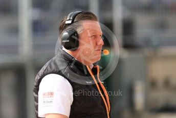 World © Octane Photographic Ltd. Formula 1 - United States GP - Practice 3. Zak Brown - Executive Director of McLaren Technology Group.  Circuit of the Americas (COTA), Austin, Texas, USA. Saturday 2nd November 2019.