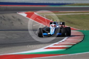 World © Octane Photographic Ltd. Formula 1 – United States GP - Quailfying. ROKiT Williams Racing FW42 – Robert Kubica. Circuit of the Americas (COTA), Austin, Texas, USA. Saturday 2nd November 2019