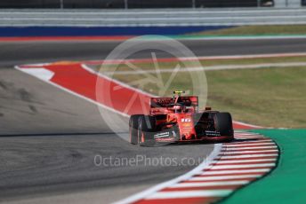 World © Octane Photographic Ltd. Formula 1 – United States GP - Quailfying. Scuderia Ferrari SF90 – Charles Leclerc. Circuit of the Americas (COTA), Austin, Texas, USA. Saturday 2nd November 2019.