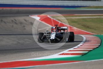 World © Octane Photographic Ltd. Formula 1 – United States GP - Quailfying. Alfa Romeo Racing C38 – Kimi Raikkonen. Circuit of the Americas (COTA), Austin, Texas, USA. Saturday 2nd November 2019.