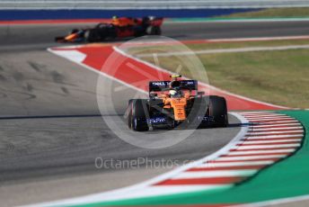 World © Octane Photographic Ltd. Formula 1 – United States GP - Quailfying. McLaren MCL34 – Lando Norris. Circuit of the Americas (COTA), Austin, Texas, USA. Saturday 2nd November 2019.