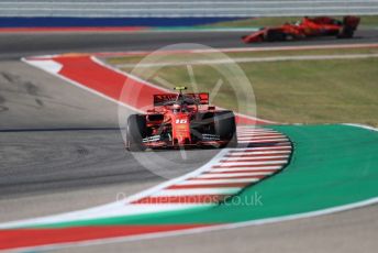 World © Octane Photographic Ltd. Formula 1 – United States GP - Quailfying. Scuderia Ferrari SF90 – Charles Leclerc. Circuit of the Americas (COTA), Austin, Texas, USA. Saturday 2nd November 2019.