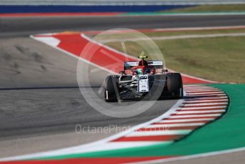 World © Octane Photographic Ltd. Formula 1 – United States GP - Quailfying. Alfa Romeo Racing C38 – Antonio Giovinazzi. Circuit of the Americas (COTA), Austin, Texas, USA. Saturday 2nd November 2019.