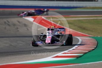 World © Octane Photographic Ltd. Formula 1 – United States GP - Quailfying. SportPesa Racing Point RP19 – Lance Stroll. Circuit of the Americas (COTA), Austin, Texas, USA. Saturday 2nd November 2019.