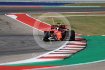 World © Octane Photographic Ltd. Formula 1 – United States GP - Quailfying. Scuderia Ferrari SF90 – Sebastian Vettel. Circuit of the Americas (COTA), Austin, Texas, USA. Saturday 2nd November 2019.