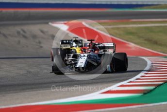 World © Octane Photographic Ltd. Formula 1 – United States GP - Quailfying. Alfa Romeo Racing C38 – Kimi Raikkonen. Circuit of the Americas (COTA), Austin, Texas, USA. Saturday 2nd November 2019.