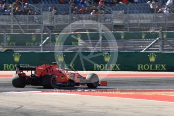 World © Octane Photographic Ltd. Formula 1 – United States GP - Quailfying. Scuderia Ferrari SF90 – Charles Leclerc. Circuit of the Americas (COTA), Austin, Texas, USA. Saturday 2nd November 2019.