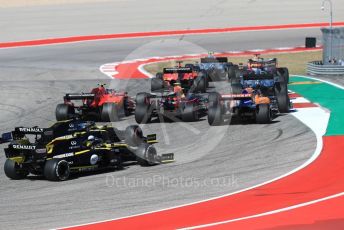 World © Octane Photographic Ltd. Formula 1 – United States GP - Race. Mercedes AMG Petronas Motorsport AMG F1 W10 EQ Power+ - Valtteri Bottas leads the pack. Circuit of the Americas (COTA), Austin, Texas, USA. Sunday 3rd November 2019.